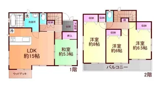 宮城県仙台市青葉区荒巻本沢3【一戸建】の間取り