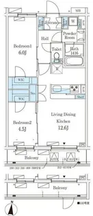 テラス杉並方南町【1階】の間取り