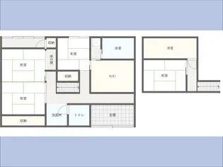 静岡県富士市中之郷【一戸建】の間取り