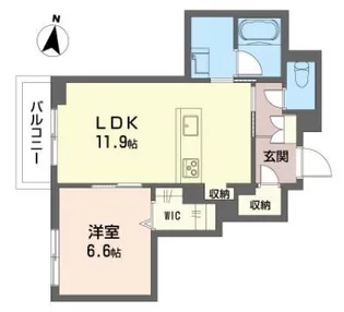 シャーメゾンステージ浦和常盤【4階】の間取り
