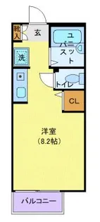 オゼットワールA【2階】の間取り