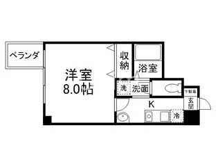 Belle・Forme平安【5階】の間取り