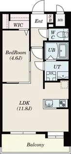 1LDKの間取り画像