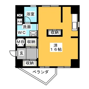 サンフレア日出町【2階】の間取り