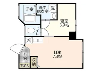 M Terrace住吉【2階】の間取り