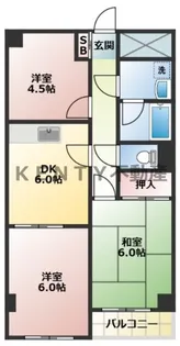 3DKの間取り画像
