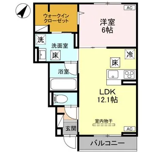 ヴィラ コンフォート【1階】の間取り