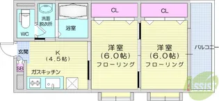 ヒロ・レジデンス柏木【3階】の間取り