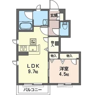 シャーメゾンなでしこ【1階】の間取り