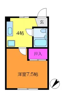SKハイツ【2階】の間取り