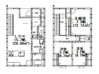 グランメゾンクレスト南蔵王Iの間取り