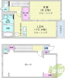 エスパースMの間取り