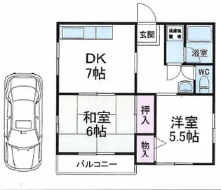 グラッチェ船橋【2階】の間取り