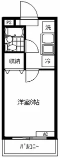 パークテラス堀江【2階】の間取り