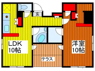 RX川口青木【1階】の間取り