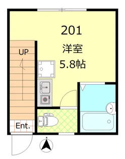 ベストハイム京急蒲田【2階】の間取り