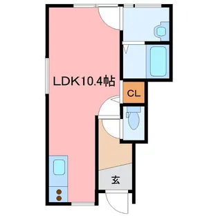 Qualitia柳町【1階】の間取り