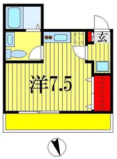 rapa(ラパ)千葉椿森【3階】の間取り