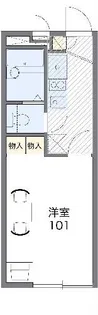 レオパレスベルピーノ【1階】の間取り