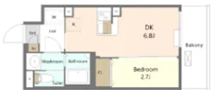 ES-Grande大森【4階】の間取り