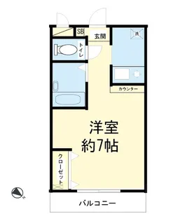 チャコウル(炭)浦安【1階】の間取り