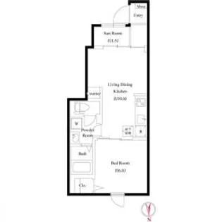 me(ミー)【1階】の間取り