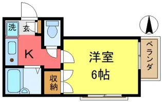 パークメゾンナカタ【2階】の間取り