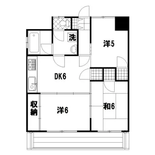 熊本県熊本市中央区細工町4【マンション】の間取り