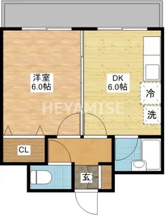 クオーレ中川【3階】の間取り