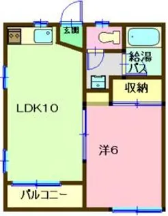 カサボニータ【1階】の間取り