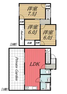 千葉県佐倉市上座【一戸建】の間取り