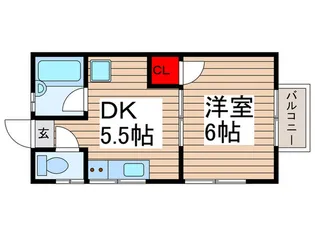 ヒルズルネッサンス【1階】の間取り