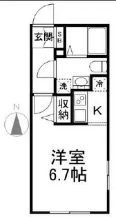 Branche中野富士見町【2階】の間取り