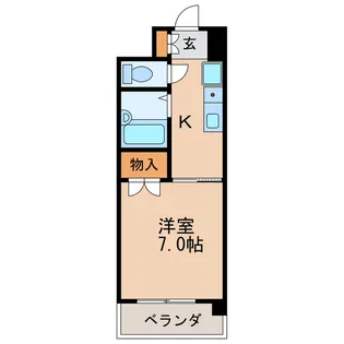 ラモヴェール白壁【4階】の間取り