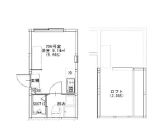 テラス金町【1階】の間取り