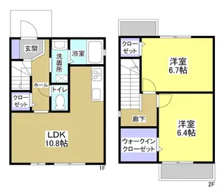 静岡県浜松市中央区領家1【一戸建】の間取り