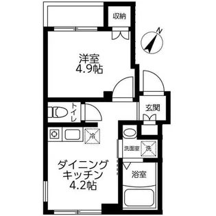 東京都台東区谷中3【マンション】の間取り