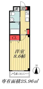 東京都江戸川区瑞江2【マンション】の間取り