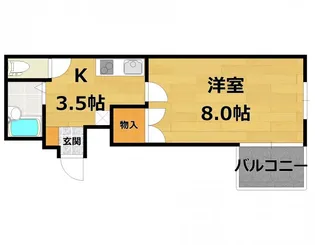 オキサ甲子園口【1階】の間取り
