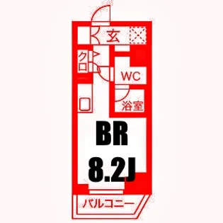 スパシエ エール 横浜【10階】の間取り