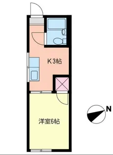 1Kの間取り画像