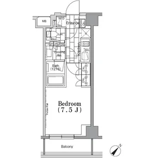 東京都中央区月島4【マンション】の間取り