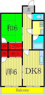 東京都足立区東和1【マンション】の間取り