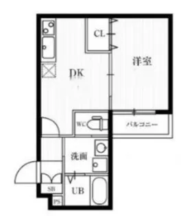 東京都中野区松が丘1【マンション】の間取り