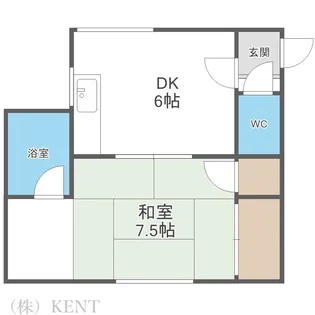 グリーンハウス【2階】の間取り