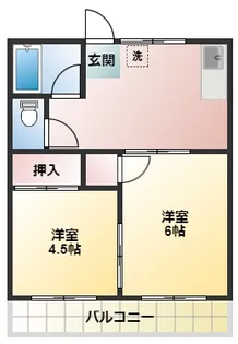 ダイワティアラ津田沼IV【1階】の間取り