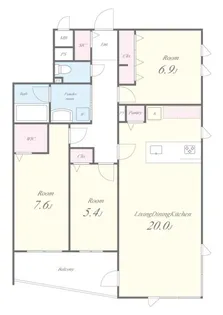 Stadt Nerima-kasugacho【2階】の間取り