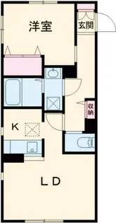 エンカーサ宝殿A棟【1階】の間取り