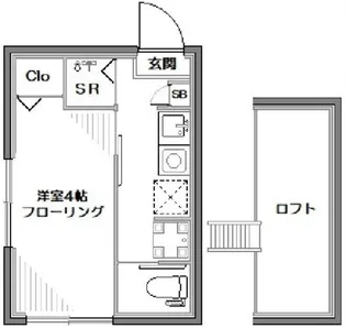 PLAISIR東高円寺【1階】の間取り