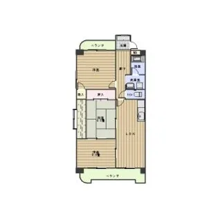 ハイムビーオール II【5階】の間取り